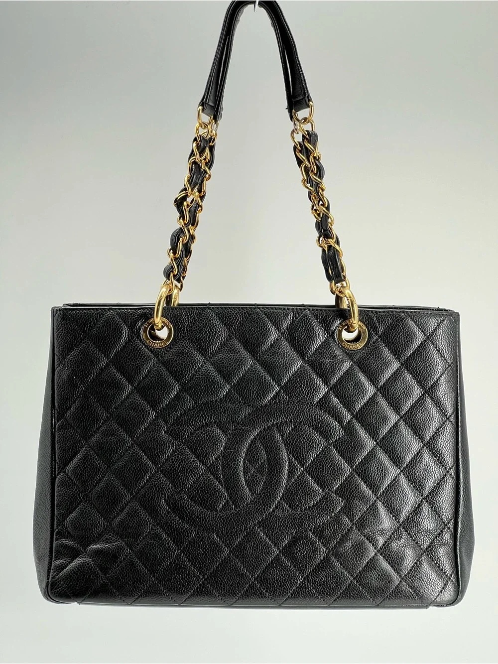 Chanel Grand Shopping Tote GST Caviar Quilted Shoulder Bag